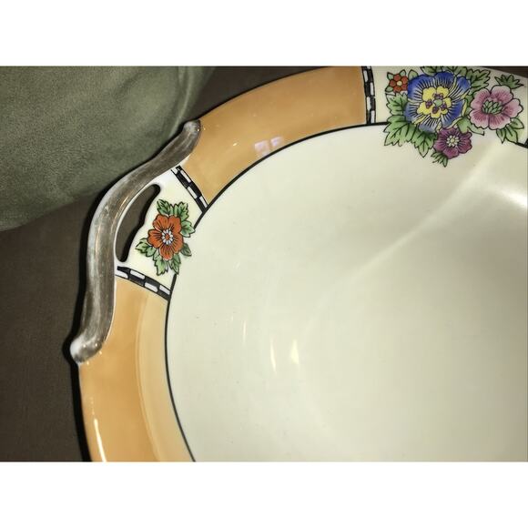 Beautiful Vintage Noritake Hand-Painted Japan Berry Bowl Set 6 Piece Set, EUC - Picture 4 of 10